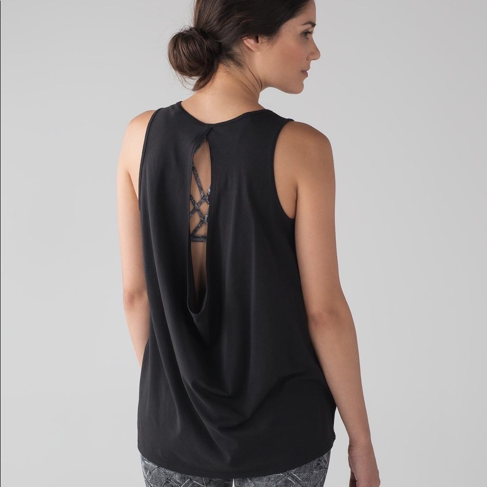Lululemon Low Key Tank Black 8